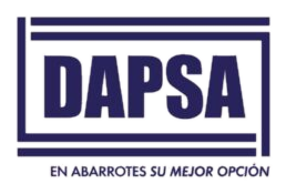 Logo de DAPSA, cliente de Grupo DST